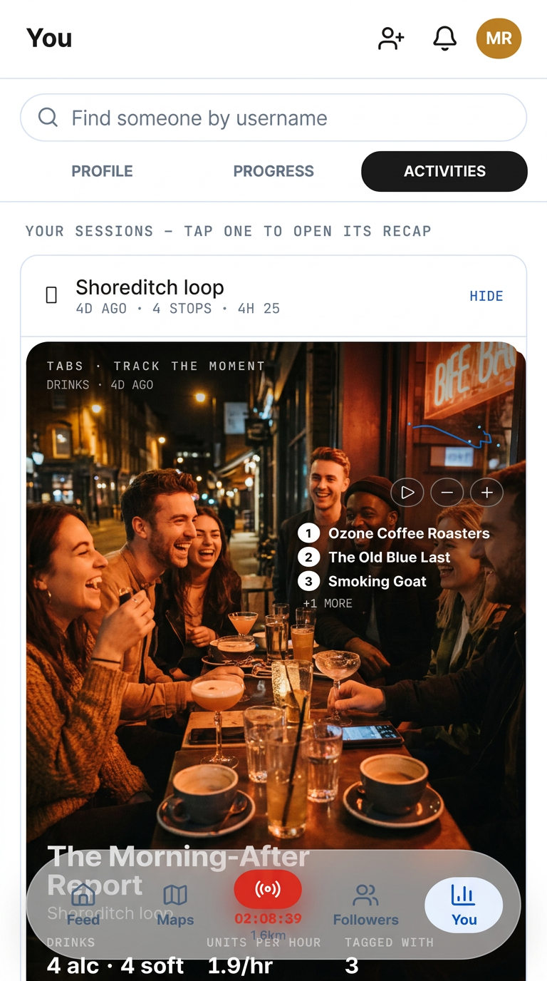 TABS morning-after report from a Shoreditch night